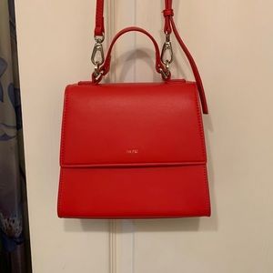 Red crossbody bag